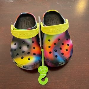 NWT - CROCS Toddler Classic Solarized Clog